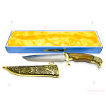 Нож с декор орел в кутия | PARTIBG.COM