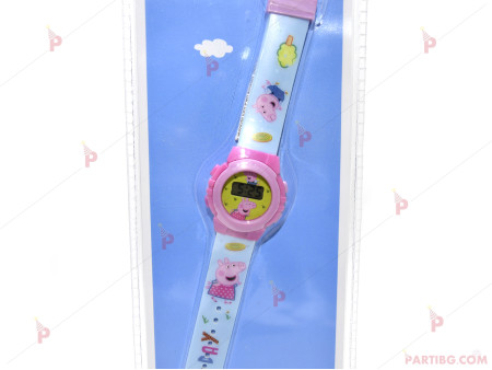 Детски ръчен часовник - декор Пепа пиг / Peppa pig
