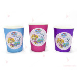 Чашки едноцветни в лилаво с декор Пес Патрул / Paw Patrol-Скай и Еверест | PARTIBG.COM