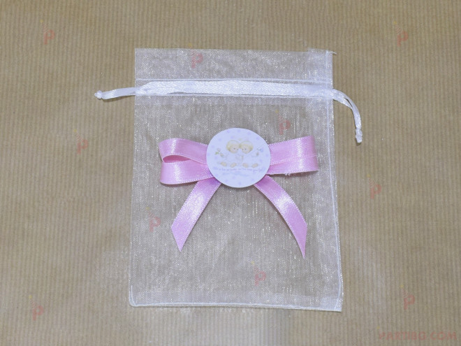 Торбичка за сапунче в розово