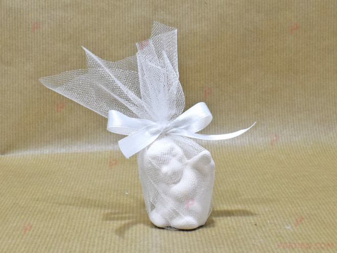 Подарък за гост за кръщене - бяло керамично ангелче