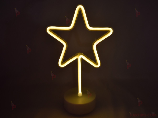 Светеща фигура звезда | PARTIBG.COM
