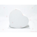 Кутия за подарък - сърце в бяло 2 | PARTIBG.COM