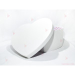 Кутия за подарък - сърце в бяло 8 | PARTIBG.COM