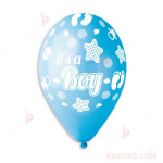 Балони 5бр. в синьо с печат "It's a boy" | PARTIBG.COM