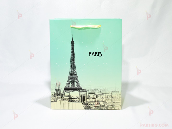 Подаръчна торбичка декор Paris | PARTIBG.COM