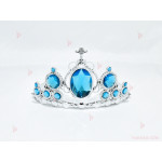 Корона принцеса със сини камъни | PARTIBG.COM