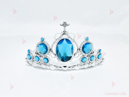 Корона принцеса със сини камъни