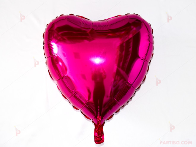 Фолиев балон във формата на сърце циклама | PARTIBG.COM