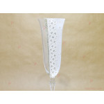 Ритуални чаши с цветя и сребърна лента | PARTIBG.COM